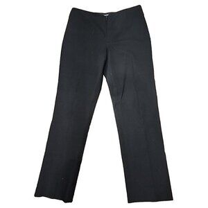 Peace of Cloth Pants Mid-rise Straight Leg Black Made In USA Women's 8